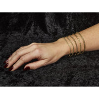 14K Yellow Gold 8" 2.5mm Franco Chain Bracelet with Lobster Clasp by Oro Pregiato