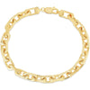 14K Yellow Gold 8.25" French Cable Chain Bracelet - 6.1mm Width by Orozza Fine Jewelry