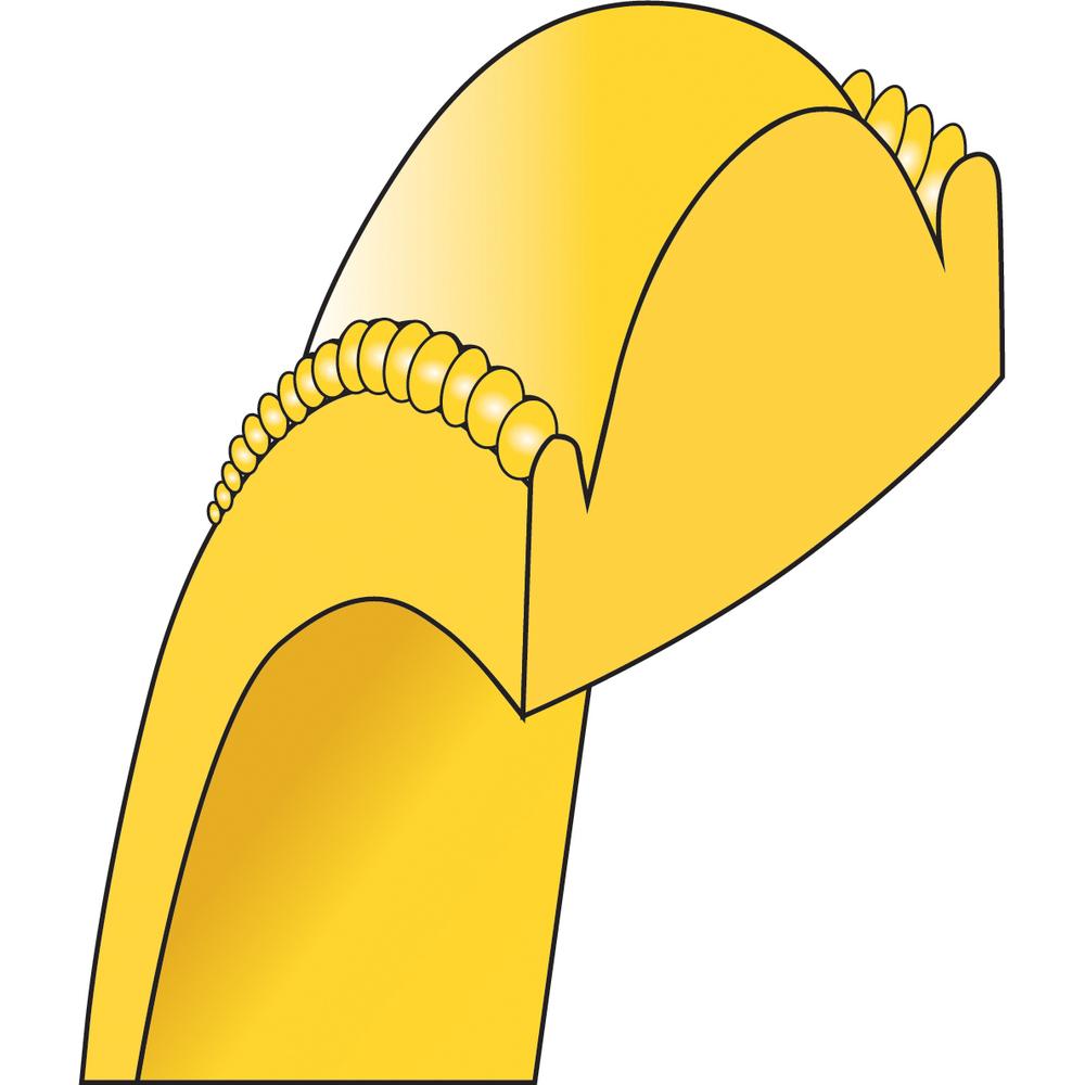 14K Yellow Gold 8mm Comfort Fit Milgrain Edge Wedding Band by Luciano & Cie