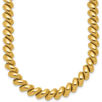 14K Yellow Gold 8mm San Marco Necklace - 17" by 0