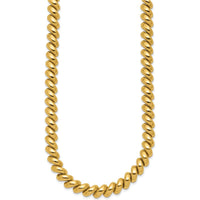 14K Yellow Gold 8mm San Marco Necklace - 17" by 0