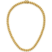 14K Yellow Gold 8mm San Marco Necklace - 17" by 0