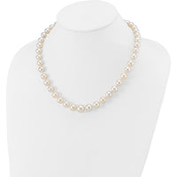14K Yellow Gold 9.5-12mm White South Sea Cultured Pearl Graduated Necklace - 18" by Monteluci Fine Jewelry