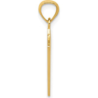 14K Yellow Gold Ace of Hearts and King of Hearts ALL IN! Cards Pendant by Oro Pregiato