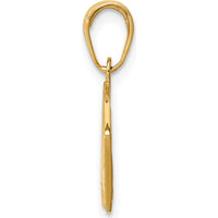 14K Yellow Gold Aces Playing Cards Pendant with Polished Finish - Unique Themed Charm by Oro Pregiato