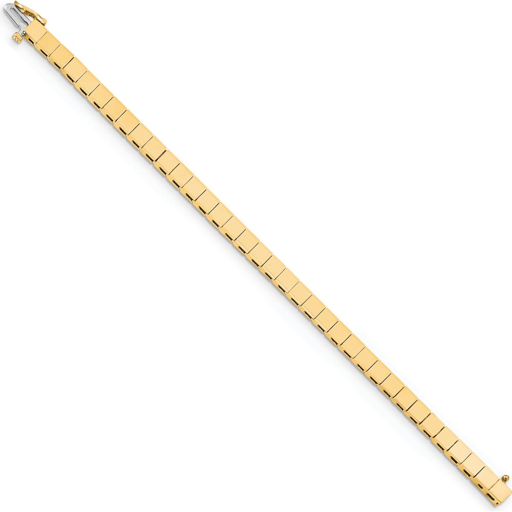 14K Yellow Gold Add-a-Diamond Bracelet 7" with 36 Stone Mountings for 3.5mm Stones by Monteluci Fine Jewelry