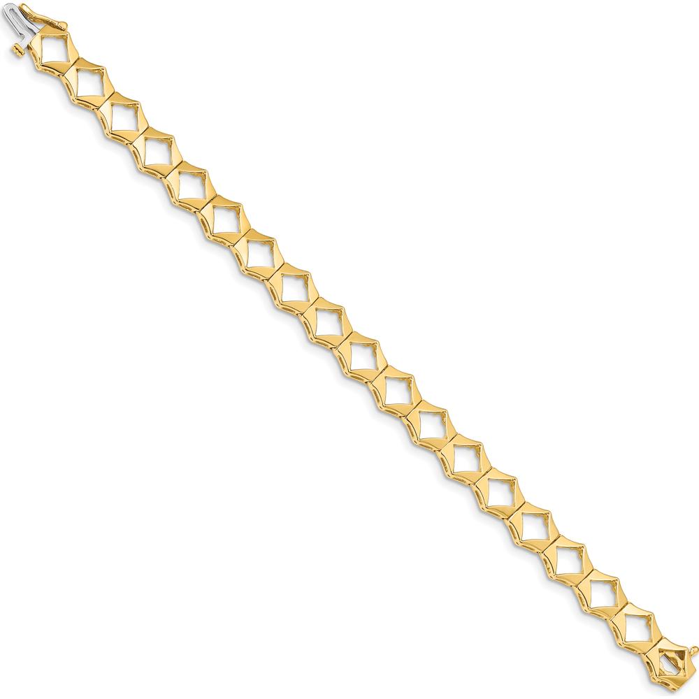 14K Yellow Gold Add-a-Diamond Tennis Bracelet - Holds 19 Stones up to 3.25mm - 7" Length by Oro Pregiato