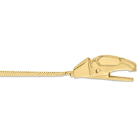 14K Yellow Gold Adjustable Serpent Necklace - 18" with Polished Finish by Orozza Fine Jewelry