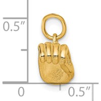 14K Yellow Gold American Sign Language "O" Fingerspelling Pendant - Polished 3D Design by Oro Pregiato