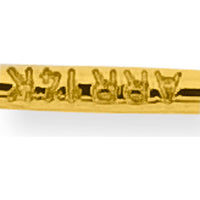 14K Yellow Gold and White Rhodium Polished Heart Pin by Oro Pregiato