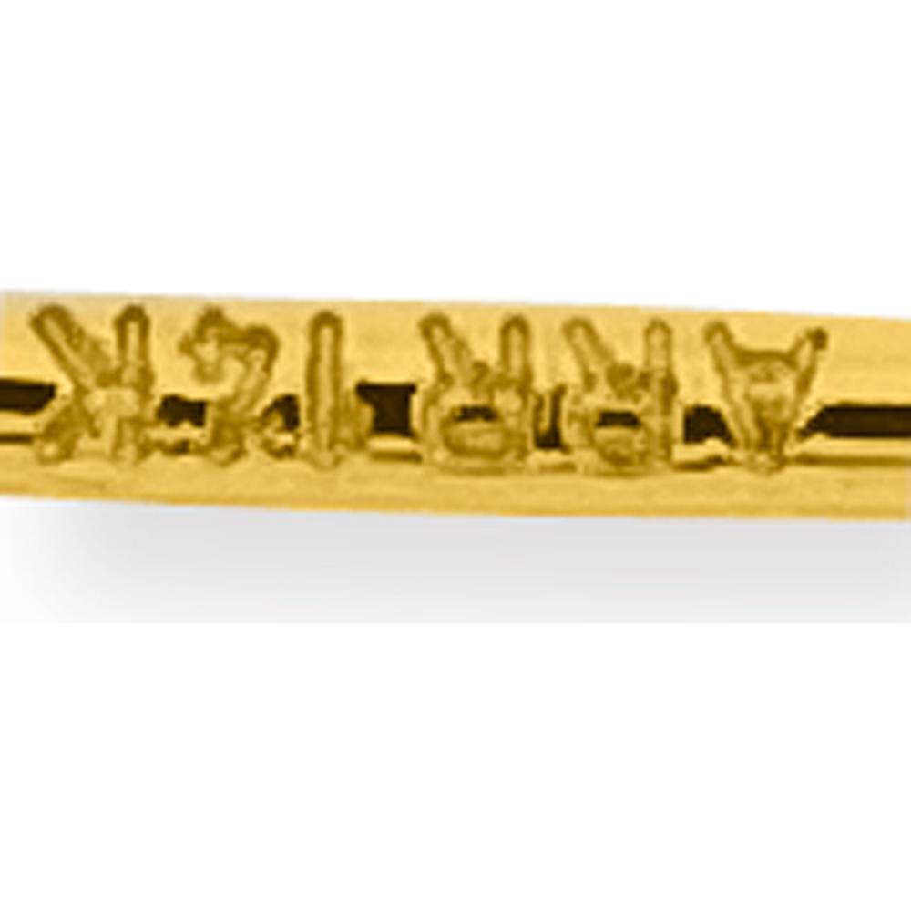 14K Yellow Gold and White Rhodium Polished Heart Pin by Oro Pregiato