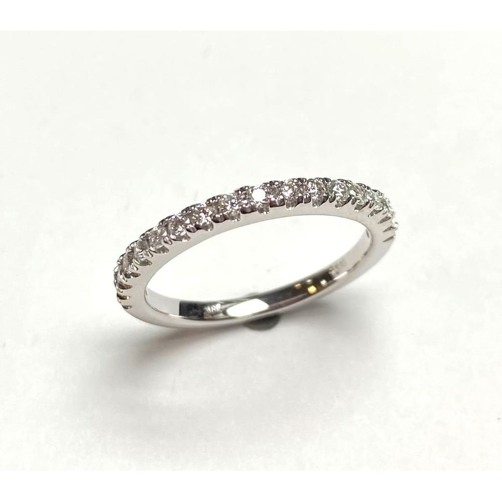 14K Yellow Gold Anniversary Band with Shared-Prong Set Round Diamonds - 0.35 Carat Total Diamond Weight by Auriventus