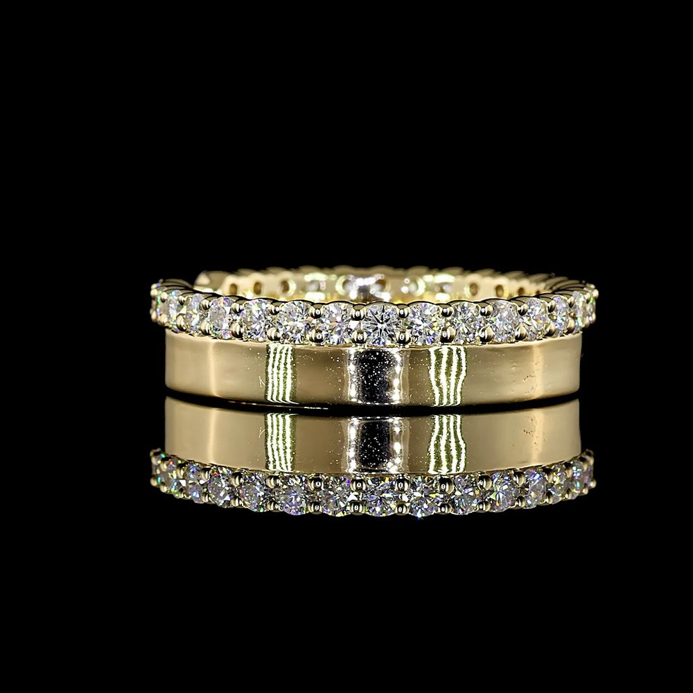 14K Yellow Gold Antique Marquise Solitaire Ring with 3.62 Carat E VVS2 Lab Diamond and Accent Brilliant Cut Lab Diamonds - 5.01 Carat Total Diamond Weight - Covaloro Fine Jewelry