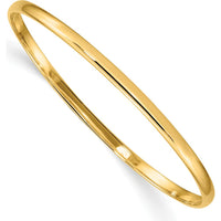14K Yellow Gold Baby Bangle Bracelet - Slip-On Design - 5.5" by Oro Pregiato
