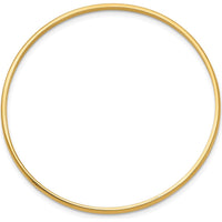 14K Yellow Gold Baby Bangle Bracelet - Slip-On Design - 5.5" by Oro Pregiato