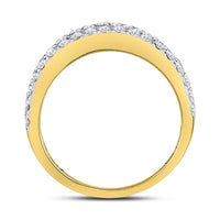 14K Yellow Gold Baguette Diamond Ring - 1 and 1/2 Carat Total Diamond Weight