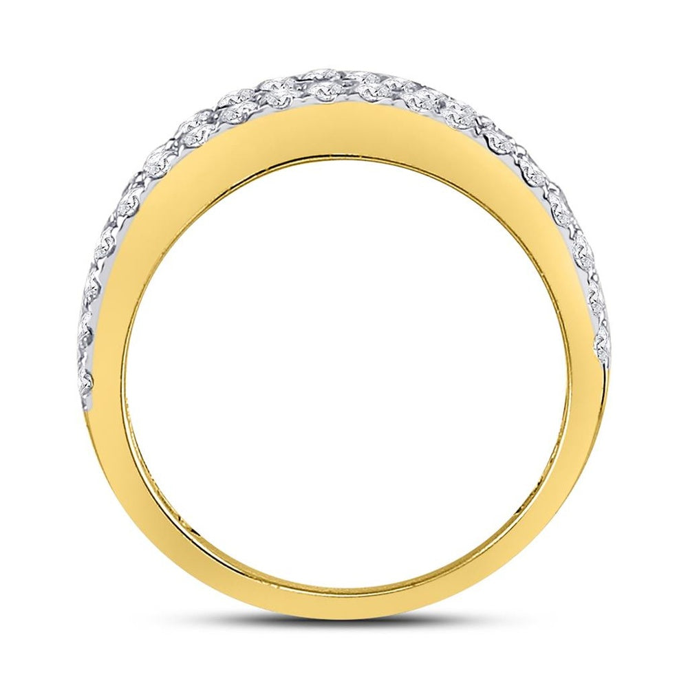 14K Yellow Gold Baguette Diamond Ring - 1 and 1/2 Carat Total Diamond Weight