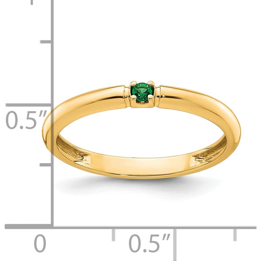 14K Yellow Gold Band Ring Mounting for Custom Gemstones - Ideal for Mother's Rings, Birthstone Jewelry, or Personalization by Oro Pregiato