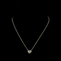 14K Yellow Gold Bezel Set Heart Shaped Lab Diamond Solitaire Pendant - 2.00 Carat Total Weight, E-F Color, VS1 Clarity - Covaloro Fine Jewelry