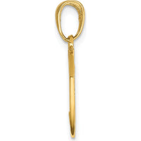 14K Yellow Gold Big Sister-Little Sister Break-apart Heart Pendant Set by Oro Pregiato