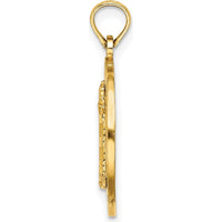 14K Yellow Gold Boothbay Harbor Lighthouse Charm Pendant - Nautical Coastal Design by Oro Pregiato