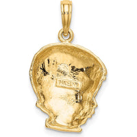 14K Yellow Gold Boy Head Charm Pendant - Whimsical Themed Design by Oro Pregiato