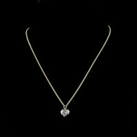 14K Yellow Gold Cascade Layered Pendant with Oval, Heart, and Pear Shaped Lab Diamonds - 6.15 Carat Total Diamond Weight - Covaloro Fine Jewelry
