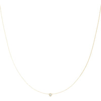 14K Yellow Gold Celestial Diamond Pendant Necklace - 0.25 Carats Total Diamond Weight by Robinson's Jewelers