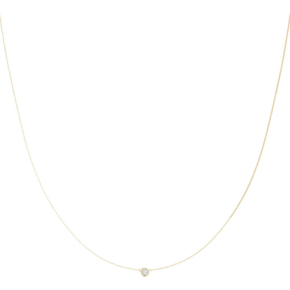 14K Yellow Gold Celestial Diamond Pendant Necklace - 0.25 Carats Total Diamond Weight by Robinson's Jewelers