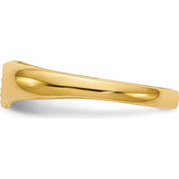 14K Yellow Gold Children's Heart Ring - Baby & Children's Band by 0