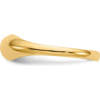 14K Yellow Gold Child's Polished Dome Ring - Perfect for Special Occasions and Milestones by 0