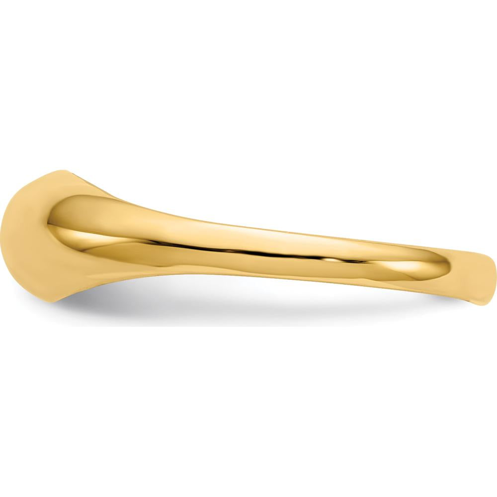 14K Yellow Gold Child's Polished Dome Ring - Perfect for Special Occasions and Milestones by 0