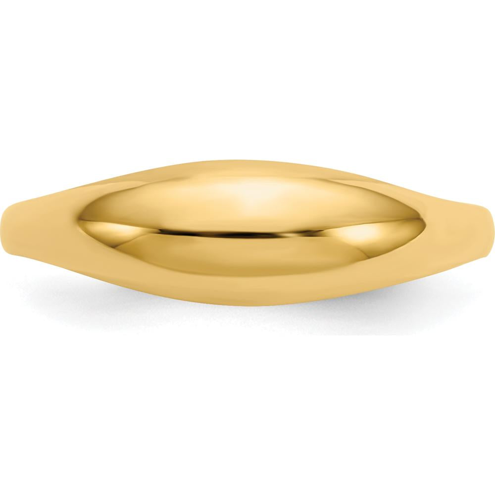 14K Yellow Gold Child's Polished Dome Ring - Perfect for Special Occasions and Milestones by 0