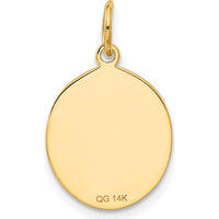 14K Yellow Gold College Graduation Charm with Graduation Cap and Scroll Design - 23mm Length by Oro Pregiato