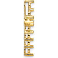 14K Yellow Gold Cross Pendant with 11 Round Diamonds - 3.1mm Stones, Polished Finish by Monteluci Fine Jewelry