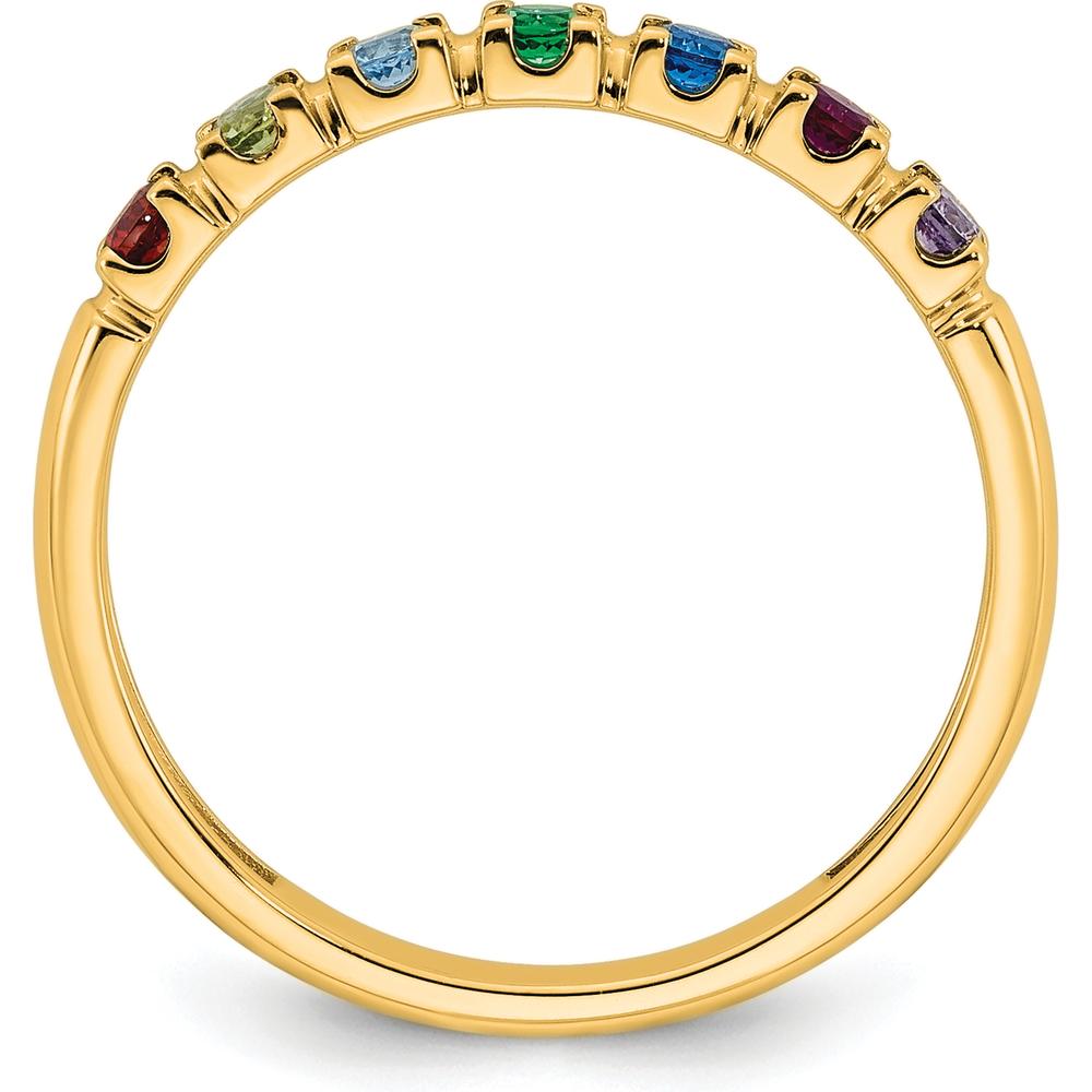 14K Yellow Gold Customizable Mother's Ring Mounting by Oro Pregiato