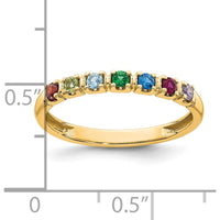 14K Yellow Gold Customizable Mother's Ring Mounting by Oro Pregiato