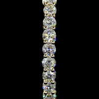14K Yellow Gold Diamond Huggie Earrings with 42 Brilliant Cut Lab Grown E-F VS Diamonds - 2.12 Carat Total Weight - Covaloro Fine Jewelry