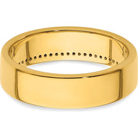 14K Yellow Gold Diamond Row Ring with 1/5 Carat AA Quality Diamonds by IBGoodman
