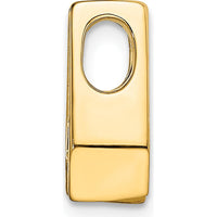 14K Yellow Gold Diamond Slide with Round Diamond - 0.37 Carat Total Diamond Weight by Monteluci Fine Jewelry