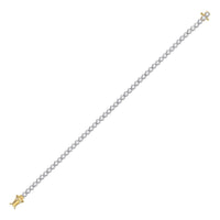 14K Yellow Gold Diamond Tennis Bracelet - 1 Carat Total Diamond Weight