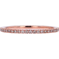 14K Yellow Gold Diamond Wedding Band with 0.16 Carat Total Diamond Weight
