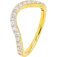 14K Yellow Gold Double Halo Bridal Ring with Round Lab Grown Diamonds and Split Shank Design - 1.93 Carat Total Diamond Weight