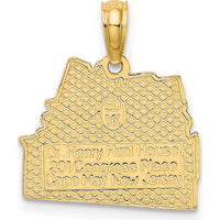 14K Yellow Gold Dr. Henry Hunt Victorian House Charm - Cape May NJ Inspired Design by Oro Pregiato