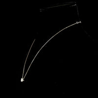 14K Yellow Gold East-West Cushion Brilliant Cut Lab Diamond Solitaire Pendant - 2.67 Carats Total Diamond Weight - Covaloro Fine Jewelry