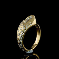 14K Yellow Gold East-West Kite Cut Lab Diamond Ring with Flush Set Brilliant Accents - 0.98 Carats Total Diamond Weight - Covaloro Fine Jewelry