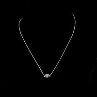 14K Yellow Gold East-West Marquise Cut Lab Diamond Solitaire Pendant - IGI Certified E-F VVS2 - 1.07 Carat Total Diamond Weight - Covaloro Fine Jewelry