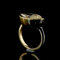 14K Yellow Gold East-West Marquise Cut Lab Diamond Solitaire Ring - 5.00 Total Carat Weight, E-F Color, VVS2 Clarity, Bezel Setting, IGI Certified - Covaloro Fine Jewelry