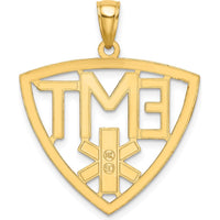 14K Yellow Gold EMT Emergency Medical Technician Charm - 22.3mm Length by Oro Pregiato
