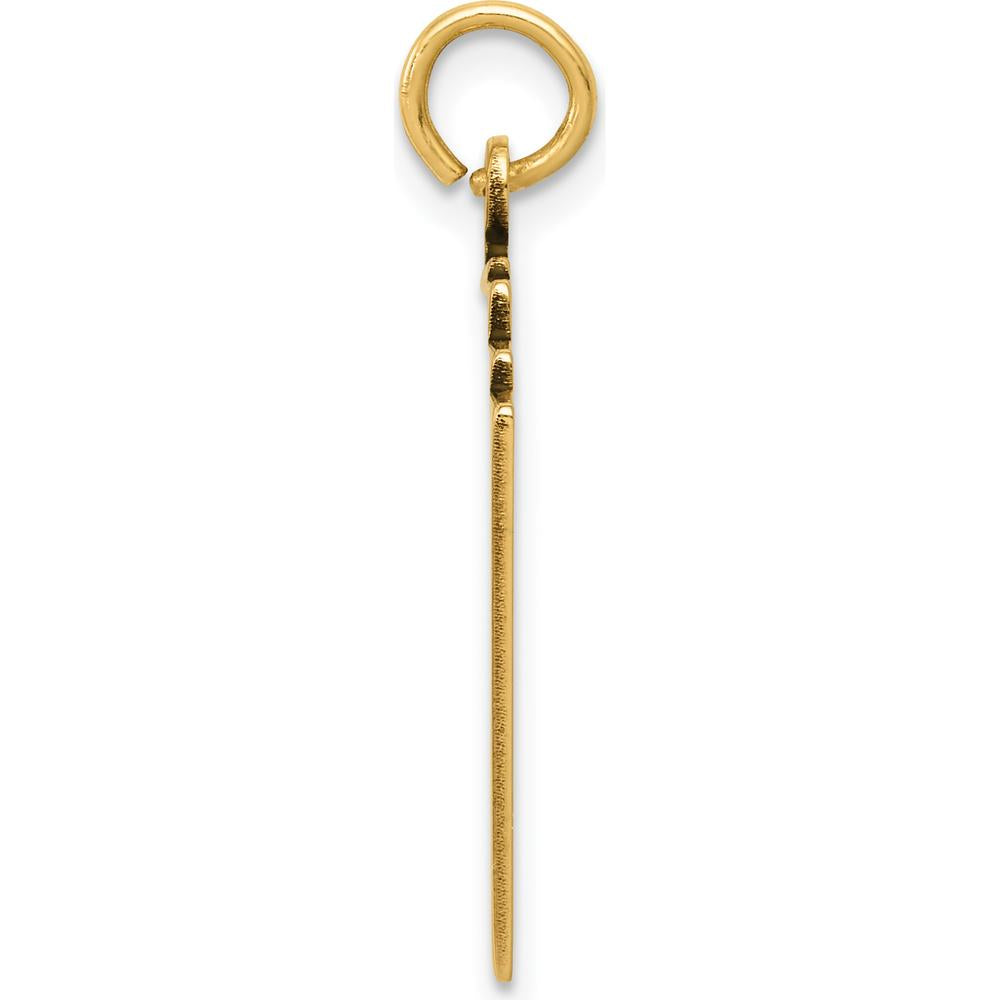 14K Yellow Gold Enameled Royal Flush Playing Cards Charm by Oro Pregiato